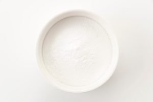 Baking,Soda,In,A,Cocotte,On,White,Background