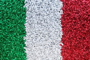 Capsule,Pills,Fall,On,A,Flag,Of,Italy.,The,Italian